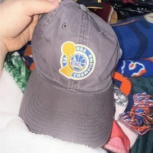 Golden State Warriors adidas 2017 NBA Champions Official Locker Room Cap Hat